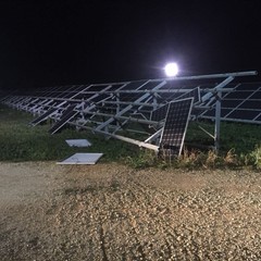 tentativo di furto di pannelli solari