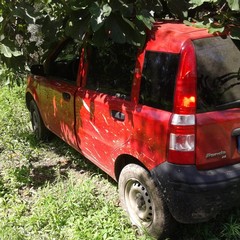 auto rubate a Molfetta ritrovate nelle campagne vicino al Santuario della Madonna dei Miracoli