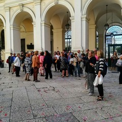 Visitatori al Palazzo Ateneo di Bari