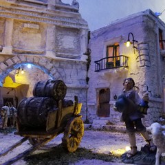 Dal condominio di via Milite Ignoto n. 11 un presepe artistico realizzato dal polistirolo