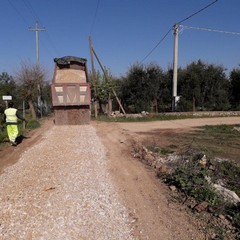 Sistemata la viabilità della strada vicinale "Lama di Carro"