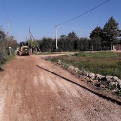 Sistemata la viabilità della strada vicinale "Lama di Carro"