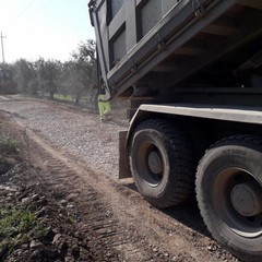 Sistemata la viabilità della strada vicinale "Lama di Carro"