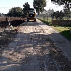 Sistemata la viabilità della strada vicinale "Lama di Carro"