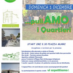 Clean-up il 1° dicembre