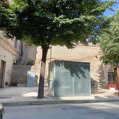 Struttura laminata, via De Gasperi, Porta Castello