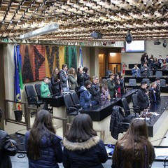 Studenti della “Vittorio Emanuele III-Dante Alighieri”