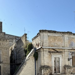 Palazzina semi crollata in vicolo Giannotti ad Andria