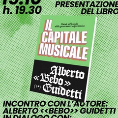 Bebo Guidetti de Lo Stato Sociale stasera in Officina San Domenico col libro “Il capitale musicale”