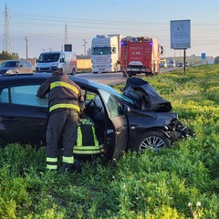 Grave incidente sulla provinciale Andria Canosa