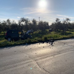 incidente stradale sulla provinciale Andria Bisceglie