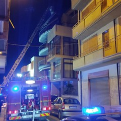 incendio ad Andria