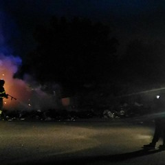 incendio SP rifiuti