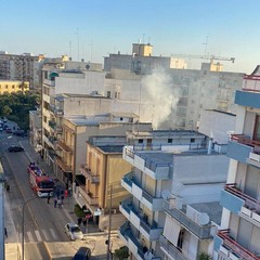 incendio ad Andria