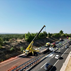 A 14: tratto chiuso tra Canosa e Andria per incidente