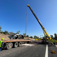 tratto chiuso tra Canosa e Andria per incidente