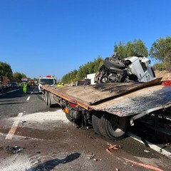 tratto chiuso tra Canosa e Andria per incidente