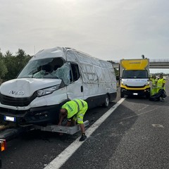 incidente stradale sull'A/14