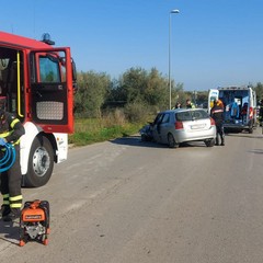 incidente stradale sulla provinciale Andria Bisceglie