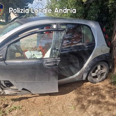 Incidente stradale via vecchia Bisceglie Andria