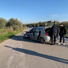incidente stradale sulla provinciale Andria Bisceglie