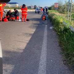 investito ciclista sulla sp 231