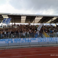 Lentusiasmo della tifoseria andriese