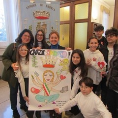 LI C Verdi Cafaro incontra la sindaca Bruno a Palazzo di Citt JPG