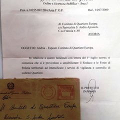 Lettera Prefetto Comitato