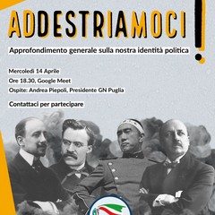 LOCANDINA ADDESTRIAMOCI