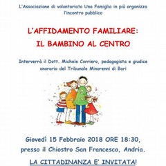 locandina affido