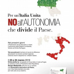 locandina autonomia differenziata