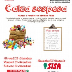 locandina calza sospesa