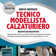 LOCANDINA CORSO TECNICO MODELLISTA CALZATURIERO