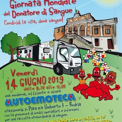 locandina Giornata Mondiale del Donatore di Sangue