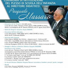 locandina intitolazione DD MASSARO