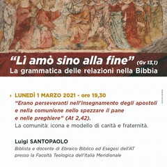 Locandina seconda serata Settimana Biblica Diocesana