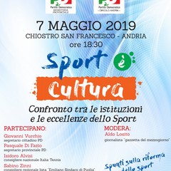 Locandina Sport Cultura