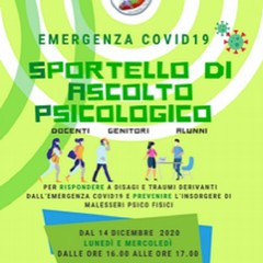 Locandina Sportello dascolto Covid