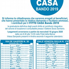 manifesto fitto casa bando