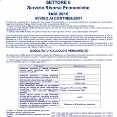 manifesto TASI