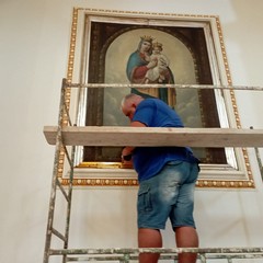 Doppio intervento di restauro eseguiti dai M° Marzano e Leonetti