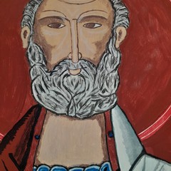 San Nicola di Myra realizzata dall'artista andriese Giuseppe Marzano