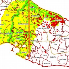 la mappa del contagio