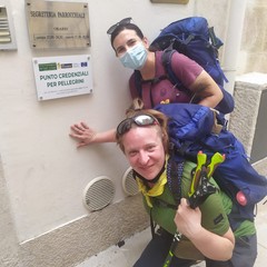 sosta sulla via Francigena nella città Fidelis per gustare alcune delle sue prelibatezze