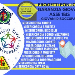307 posti per il Servizio Civile per 19 sedi delle Misericordie di Puglia
