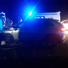 Incidente stradale alla rotatoria di Montegrosso