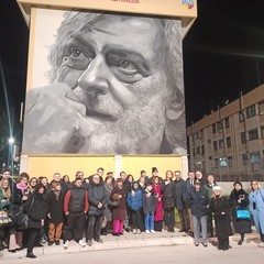 Murales Gino Strada Festival della Legalit Andria (Fonte pagina Fb CPIA BAT "Gino Strada")