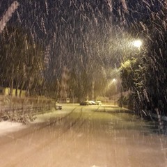 Neve sull'altopiano murgiano: fiocchi anche su Castel del Monte