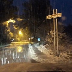 Neve sull'altopiano murgiano: fiocchi anche su Castel del Monte
